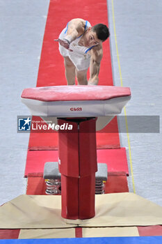 2024-07-06 - Mario Macchiati (Fiamme Oro) - during Men's Vault - CAMPIONATI NAZIONALI ASSOLUTI GINNASTICA ARTISTICA - GYMNASTICS - OTHER SPORTS