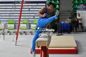 2024-07-06 - Saul Fermin (Ginn. Pro Patria) during Men's Pommel Horse - CAMPIONATI NAZIONALI ASSOLUTI GINNASTICA ARTISTICA - GYMNASTICS - OTHER SPORTS