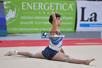 2024-07-06 - Edoardo Sugamele (Ghislanzoni) during Men's Floor Exercise - CAMPIONATI NAZIONALI ASSOLUTI GINNASTICA ARTISTICA - GYMNASTICS - OTHER SPORTS