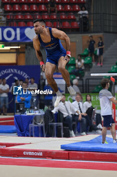 2024-07-06 - Lorenzo Galli (Aereonautica) during Men's Floor Exercise - CAMPIONATI NAZIONALI ASSOLUTI GINNASTICA ARTISTICA - GYMNASTICS - OTHER SPORTS