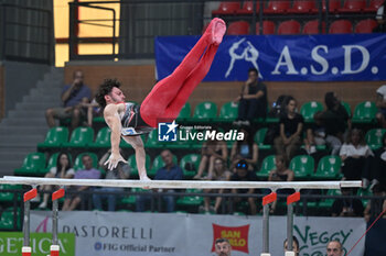 2024-07-06 - Fabrizio Valle (Roma 70) during Men's Parallel Bars - CAMPIONATI NAZIONALI ASSOLUTI GINNASTICA ARTISTICA - GYMNASTICS - OTHER SPORTS