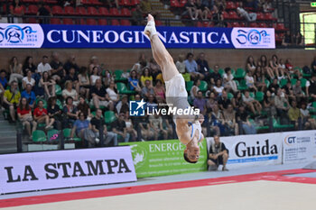 2024-07-06 - Mario Macchiati (Fiamme Oro) during Men's Floor Exercise - CAMPIONATI NAZIONALI ASSOLUTI GINNASTICA ARTISTICA - GYMNASTICS - OTHER SPORTS