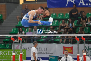 2024-07-06 - Lorenzo Bonicelli (Ghislanzoni) during Men's Parallel Bars - CAMPIONATI NAZIONALI ASSOLUTI GINNASTICA ARTISTICA - GYMNASTICS - OTHER SPORTS