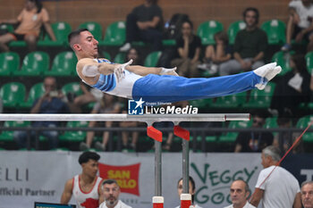 2024-07-06 - Lorenzo Bonicelli (Ghislanzoni) during Men's Parallel Bars - CAMPIONATI NAZIONALI ASSOLUTI GINNASTICA ARTISTICA - GYMNASTICS - OTHER SPORTS