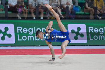 2024-07-06 - Yumin Abbadini (Aereonautica Militare) - durin Men's Floor Exercise - CAMPIONATI NAZIONALI ASSOLUTI GINNASTICA ARTISTICA - GYMNASTICS - OTHER SPORTS