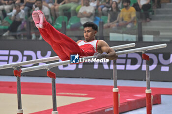 2024-07-06 - Lay Giannini (Giovanile Ancona) during Men's Parallel Bars - CAMPIONATI NAZIONALI ASSOLUTI GINNASTICA ARTISTICA - GYMNASTICS - OTHER SPORTS