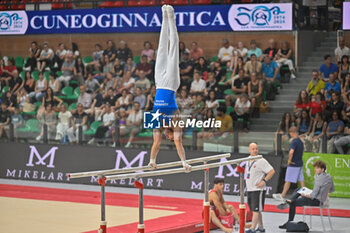 2024-07-06 - Matteo Levantesi (Aereonautica) during Men's Parallel Bars - CAMPIONATI NAZIONALI ASSOLUTI GINNASTICA ARTISTICA - GYMNASTICS - OTHER SPORTS