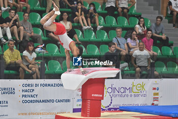 2024-07-06 - Lay Giannini (Giovanile Ancona) during Men's Vault - CAMPIONATI NAZIONALI ASSOLUTI GINNASTICA ARTISTICA - GYMNASTICS - OTHER SPORTS