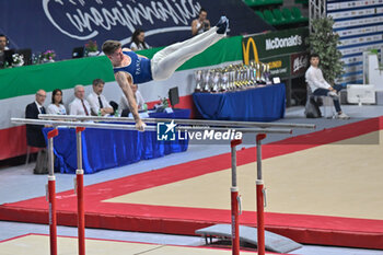 2024-07-06 - Umberto Zurlini (Panaro Modena) during Men's Parallel Bars - CAMPIONATI NAZIONALI ASSOLUTI GINNASTICA ARTISTICA - GYMNASTICS - OTHER SPORTS