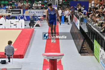 2024-07-06 - Steven Matteo (Ginnastica Ferrara) during Men's Vault - CAMPIONATI NAZIONALI ASSOLUTI GINNASTICA ARTISTICA - GYMNASTICS - OTHER SPORTS