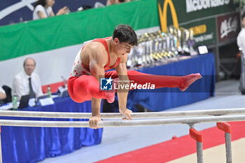 2024-07-06 - Niccolo' Vannucchi (Romagna Team) during Men's Parallel Bars - CAMPIONATI NAZIONALI ASSOLUTI GINNASTICA ARTISTICA - GYMNASTICS - OTHER SPORTS