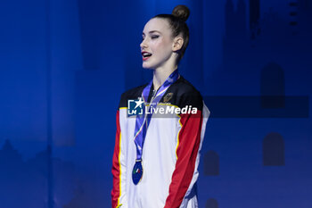 2024-06-23 - VARFOLOMEEV Darja (Ger) wins Finals Individual All-Around of FIG Rhythmic Gymnastics World Cup, at Unipol Forum, Milan on 23 June, 2024 - RHYTHMIC GYMNASTIC - WORLD CUP 2024 FINALS - GYMNASTICS - OTHER SPORTS