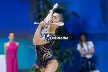 2024-06-23 - RAFFAELI Sofia (Ita) during Finals Clubs of FIG Rhythmic Gymnastics World Cup, at Unipol Forum, Milan on 23 June, 2024 - RHYTHMIC GYMNASTIC - WORLD CUP 2024 FINALS - GYMNASTICS - OTHER SPORTS