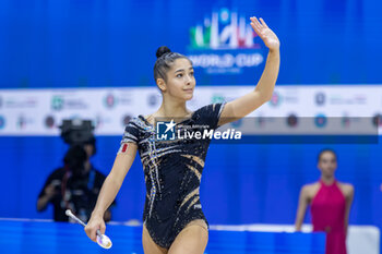 2024-06-23 - RAFFAELI Sofia (Ita) during Finals Clubs of FIG Rhythmic Gymnastics World Cup, at Unipol Forum, Milan on 23 June, 2024 - RHYTHMIC GYMNASTIC - WORLD CUP 2024 FINALS - GYMNASTICS - OTHER SPORTS