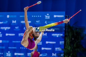 2024-06-23 - VARFOLOMEEV Darja (Ger) during Finals Clubs of FIG Rhythmic Gymnastics World Cup, at Unipol Forum, Milan on 23 June, 2024 - RHYTHMIC GYMNASTIC - WORLD CUP 2024 FINALS - GYMNASTICS - OTHER SPORTS