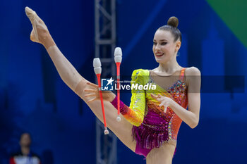 2024-06-23 - VARFOLOMEEV Darja (Ger) during Finals Clubs of FIG Rhythmic Gymnastics World Cup, at Unipol Forum, Milan on 23 June, 2024 - RHYTHMIC GYMNASTIC - WORLD CUP 2024 FINALS - GYMNASTICS - OTHER SPORTS