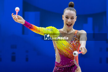 2024-06-23 - VARFOLOMEEV Darja (Ger) during Finals Clubs of FIG Rhythmic Gymnastics World Cup, at Unipol Forum, Milan on 23 June, 2024 - RHYTHMIC GYMNASTIC - WORLD CUP 2024 FINALS - GYMNASTICS - OTHER SPORTS