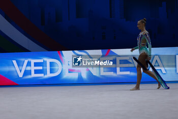 2024-06-23 - VEDENEEVA Ekaterina (Slo) during Finals Clubs of FIG Rhythmic Gymnastics World Cup, at Unipol Forum, Milan on 23 June, 2024 - RHYTHMIC GYMNASTIC - WORLD CUP 2024 FINALS - GYMNASTICS - OTHER SPORTS