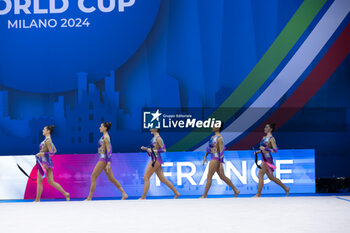 2024-06-23 - during Finals of FIG Rhythmic Gymnastics World Cup, at Unipol Forum, Milan on 23 June, 2024 - RHYTHMIC GYMNASTIC - WORLD CUP 2024 FINALS - GYMNASTICS - OTHER SPORTS