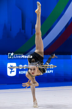 2024-06-23 - VARFOLOMEEV Darja (Ger) during Finals Hoop of FIG Rhythmic Gymnastics World Cup, at Unipol Forum, Milan on 23 June, 2024 - RHYTHMIC GYMNASTIC - WORLD CUP 2024 FINALS - GYMNASTICS - OTHER SPORTS