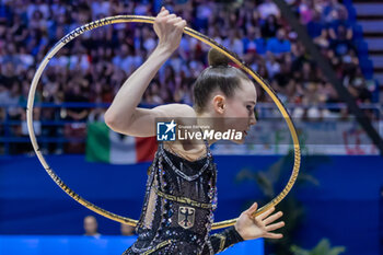 2024-06-23 - VARFOLOMEEV Darja (Ger) during Finals of FIG Rhythmic Gymnastics World Cup, at Unipol Forum, Milan on 23 June, 2024 - RHYTHMIC GYMNASTIC - WORLD CUP 2024 FINALS - GYMNASTICS - OTHER SPORTS