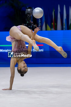 2024-06-23 - RAFFAELI Sofia (Ita) during Finals Ball of FIG Rhythmic Gymnastics World Cup, at Unipol Forum, Milan on 23 June, 2024 - RHYTHMIC GYMNASTIC - WORLD CUP 2024 FINALS - GYMNASTICS - OTHER SPORTS