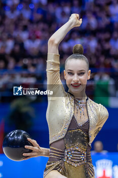 2024-06-23 - VARFOLOMEEV Darja (Ger) during Finals Ball of FIG Rhythmic Gymnastics World Cup, at Unipol Forum, Milan on 23 June, 2024 - RHYTHMIC GYMNASTIC - WORLD CUP 2024 FINALS - GYMNASTICS - OTHER SPORTS