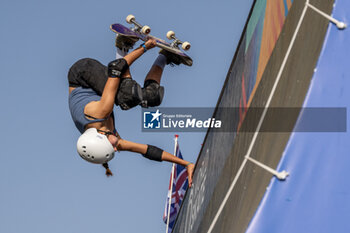 2024-09-07 - Lilly Stoephasius, Germany, fourth place, during the women's final of the World Skate Games Italy 2024 specialty Skateboard Vert, Rome Pincio terrace 09 September 2024 - WORLD SKATE GAMES ITALIA 2024 - SKATEBOARD VERT SPECIALITY - SKATEBORD - OTHER SPORTS