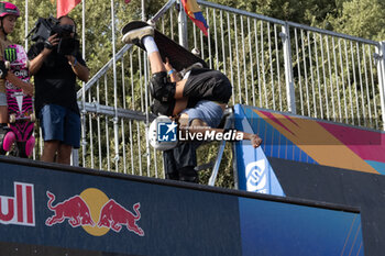 2024-09-07 - Lilly Stoephasius, Germany, fourth place, during the women's final of the World Skate Games Italy 2024 specialty Skateboard Vert, Rome Pincio terrace 09 September 2024 - WORLD SKATE GAMES ITALIA 2024 - SKATEBOARD VERT SPECIALITY - SKATEBORD - OTHER SPORTS