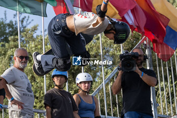 2024-09-07 - Asahi Kaihara, Japan, third place, during the women's final of the World Skate Games Italy 2024 specialty Skateboard Vert, Rome Pincio terrace 09 September 2024 - WORLD SKATE GAMES ITALIA 2024 - SKATEBOARD VERT SPECIALITY - SKATEBORD - OTHER SPORTS