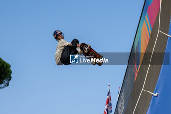 2024-09-07 - Gui Khury, Brazil, first place, during the men's final of the World Skate Games Italy 2024 specialty Skateboard Vert, Rome Pincio terrace 09 September 2024 - WORLD SKATE GAMES ITALIA 2024 - SKATEBOARD VERT SPECIALITY - SKATEBORD - OTHER SPORTS