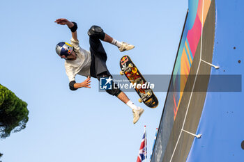 2024-09-07 - Gui Khury, Brazil, first place, during the men's final of the World Skate Games Italy 2024 specialty Skateboard Vert, Rome Pincio terrace 09 September 2024 - WORLD SKATE GAMES ITALIA 2024 - SKATEBOARD VERT SPECIALITY - SKATEBORD - OTHER SPORTS