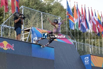 2024-09-07 - Colli Graham, United States, third place, during the men's final of the World Skate Games Italy 2024 specialty Skateboard Vert, Rome Pincio terrace 09 September 2024 - WORLD SKATE GAMES ITALIA 2024 - SKATEBOARD VERT SPECIALITY - SKATEBORD - OTHER SPORTS