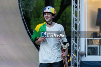 2024-09-07 - Gui Khury, Brazil, first place, during the men's final of the World Skate Games Italy 2024 specialty Skateboard Vert, Rome Pincio terrace 09 September 2024 - WORLD SKATE GAMES ITALIA 2024 - SKATEBOARD VERT SPECIALITY - SKATEBORD - OTHER SPORTS