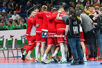 2024-01-11 - Poland team during the Men’s EHF Euro 2024 match between Norway vs. Poland at the Mercedes-Benz Arena in Berlin, Germany - MEN'S EHF EURO 2024 - NORWAY VS POLAND - HANDBALL - OTHER SPORTS