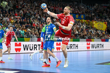 2024-01-13 - Maciej Gebala (Poland) after scores a goal during the Men’s EHF Euro 2024 match between Slovenia vs.Poland at the Mercedes-Benz Arena in Berlin, Germany - MEN'S EHF EURO 2024 - POLAND VS SLOVENIA - HANDBALL - OTHER SPORTS