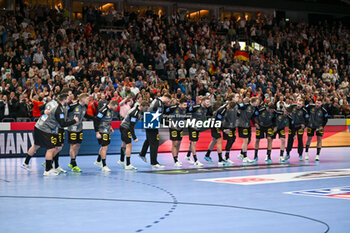 2024-01-14 - Germany team during the Men’s EHF Euro 2024 match between North Macedonia vs. Germany at the Mercedes-Benz Arena in Berlin, Germany - MEN'S EHF EURO 2024 - NORTH MACEDONIA VS GERMANY - HANDBALL - OTHER SPORTS