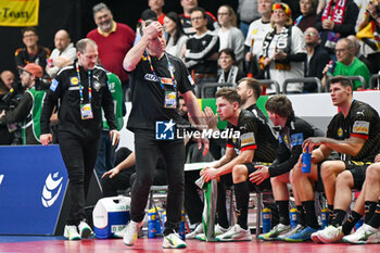 2024-01-14 - Head Coach Alfreo Gislason (Germany) during the Men’s EHF Euro 2024 match between North Macedonia vs. Germany at the Mercedes-Benz Arena in Berlin, Germany - MEN'S EHF EURO 2024 - NORTH MACEDONIA VS GERMANY - HANDBALL - OTHER SPORTS