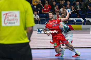 2024-01-15 - Harald Reinkind (Norway) during the Men’s EHF Euro 2024 match between Norway vs. Slovenia at the Mercedes-Benz Arena in Berlin, Germany - MEN'S EHF EURO 2024 - NORWAY VS SLOVENIA - HANDBALL - OTHER SPORTS