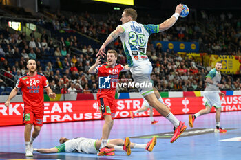 2024-01-15 - during the Men’s EHF Euro 2024 match between Norway vs. Slovenia at the Mercedes-Benz Arena in Berlin, Germany - MEN'S EHF EURO 2024 - NORWAY VS SLOVENIA - HANDBALL - OTHER SPORTS