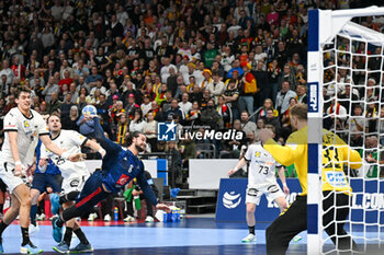 2024-01-16 - Elohim Prandi (France) during the Men’s EHF Euro 2024 match between France vs. Germany at the Mercedes-Benz Arena in Berlin, Germany - MEN'S EHF EURO 2024 - FRANCE VS GERMANY - HANDBALL - OTHER SPORTS