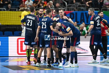 2024-01-16 - during the Men’s EHF Euro 2024 match between France vs. Germany at the Mercedes-Benz Arena in Berlin, Germany - MEN'S EHF EURO 2024 - FRANCE VS GERMANY - HANDBALL - OTHER SPORTS