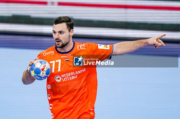 2024-01-11 - Dani Baijens of The Netherlands during the Men's EHF Euro 2024, Group E football match between Netherlands and Georgia on January 11, 2024 at SAPP Arena in Mannheim, Germany - HANDBALL - MEN'S EHF EURO 2024 - NETHERLANDS V GEORGIA - HANDBALL - OTHER SPORTS