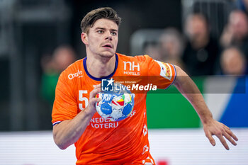 2024-01-11 - Rutger ten Velde of The Netherlands during the Men's EHF Euro 2024, Group E football match between Netherlands and Georgia on January 11, 2024 at SAPP Arena in Mannheim, Germany - HANDBALL - MEN'S EHF EURO 2024 - NETHERLANDS V GEORGIA - HANDBALL - OTHER SPORTS
