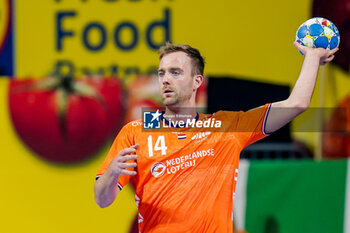 2024-01-11 - Bobby Schagen of The Netherlands during the Men's EHF Euro 2024, Group E football match between Netherlands and Georgia on January 11, 2024 at SAPP Arena in Mannheim, Germany - HANDBALL - MEN'S EHF EURO 2024 - NETHERLANDS V GEORGIA - HANDBALL - OTHER SPORTS