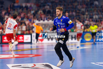 2024-01-12 - Gonzalo Perez de Vargas Moreno of Spain during the Men's EHF Euro 2024, Group B handball match between Spain and Croatia on January 12, 2024 at SAP-Arena in Mannheim, Germany - HANDBALL - MEN'S EHF EURO 2024 - SPAIN V CROATIA - HANDBALL - OTHER SPORTS