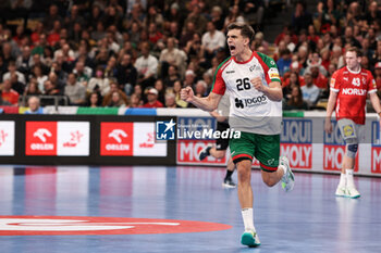 2024-01-15 - Francisco Costa of Portugal during the Men's Euro 2024, Group F handball match between Denmark and Portugal on January 15, 2024 at Olympiahalle in Munich, Germany - HANDBALL - MEN'S EHF EURO 2024 - DENMARK V PORTUGAL - HANDBALL - OTHER SPORTS