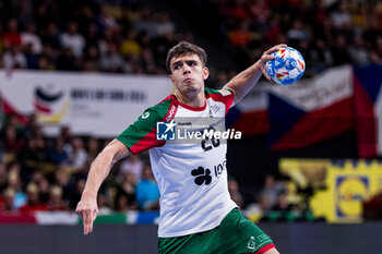 2024-01-15 - Francisco Costa of Portugal during the Men's Euro 2024, Group F handball match between Denmark and Portugal on January 15, 2024 at Olympiahalle in Munich, Germany - HANDBALL - MEN'S EHF EURO 2024 - DENMARK V PORTUGAL - HANDBALL - OTHER SPORTS