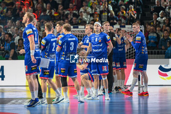 2024-01-18 - Entrance in the field of Iceland team during the Men’s EHF Euro 2024 match between Germany vs. Iceland at the Lanxess Arena in Berlin, Cologne - MEN'S EHF EURO 2024 - GERMANY VS ICELAND - HANDBALL - OTHER SPORTS
