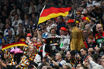 2024-01-18 - Germany supporters during the Men’s EHF Euro 2024 match between Germany vs. Iceland at the Lanxess Arena in Berlin, Cologne - MEN'S EHF EURO 2024 - GERMANY VS ICELAND - HANDBALL - OTHER SPORTS